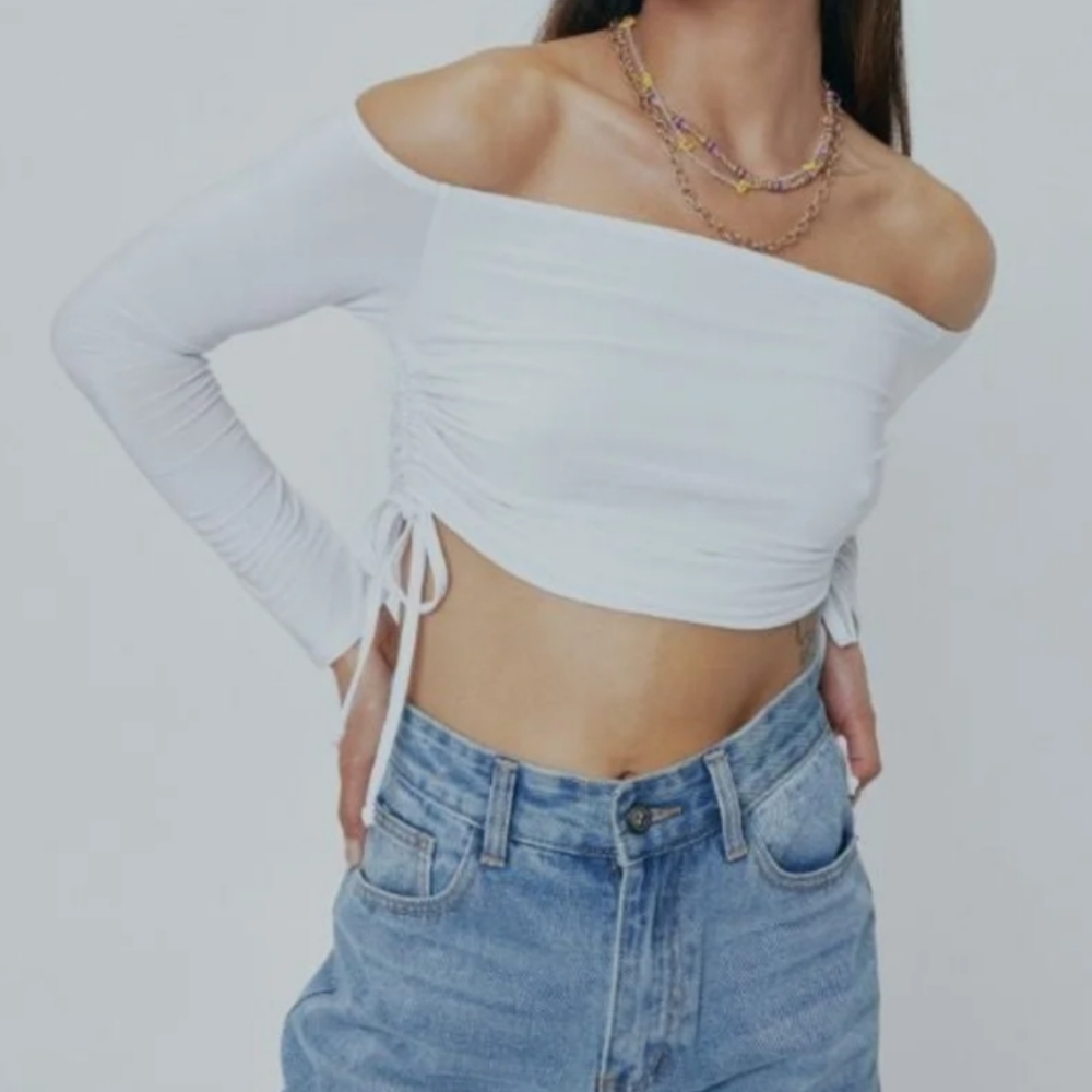 Stretch off the shoulder top